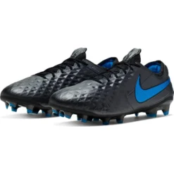 Nike Legend 8 Elite FG Soccer Boots - Black/Black/Blue Hero -Nike Store AT5293 004 PHCFH001 JPG HEI 875 WID 875