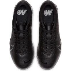 Nike Jr. Mercurial Vapor 13 Academy TF Soccer Cleat - Black/Cool Grey/Metallic Cool Grey -Nike Store AT8145 001 PHCTH001