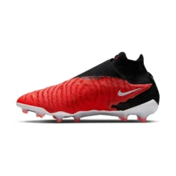Nike Gripknit Phantom GX Elite Dynamic Fit FG Soccer Cleat - Bright Crimson/Black-White- Regular (D) -Nike Store AURORA DC9969 600 PHSLH001 2000 1