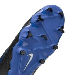 Nike Phantom GX Academy Dynamic Fit MG Soccer Cleat - Black/Chrome-Hyper Royal- Regular (D) -Nike Store AURORA DD9472 040 PHSYD001 2000