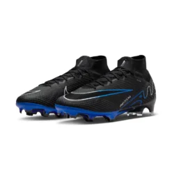 Nike Zoom Mercurial Superfly 9 Elite FG Soccer Cleat - Black/Chrome-Hyper Royal- Regular (D) -Nike Store AURORA DJ4977 040 PHCFH001 2000