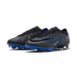 Nike Zoom Mercurial Vapor 15 Elite FG Soccer Cleat- Black/Chrome-Hyper Blue- Regular (D) -Nike Store AURORA DJ4978 040 PHCFH001 2000