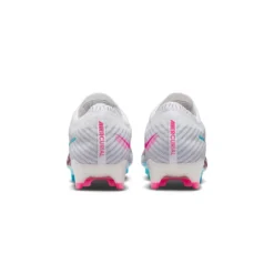 Nike Unisex Zoom Mercurial Vapor 15 Elite FG Soccer Cleats - White/Baltic Blue/Pink Blast - Regular (D) -Nike Store AURORA DJ4978 146 PHCBH000 2000