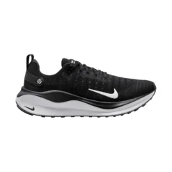 Men's Nike React Infinity Run Flyknit 4 Running Shoe - Black/White-Dark Grey- Regular (D)