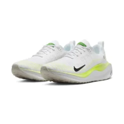 Men's Nike React Infinity Run Flyknit 4 Running Shoe- White/Light Lemon Twist/Volt/Black- Regular (B) -Nike Store AURORA DR2665 101 PHCFH001 2000