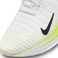 Men's Nike React Infinity Run Flyknit 4 Running Shoe- White/Light Lemon Twist/Volt/Black- Regular (B) -Nike Store AURORA DR2665 101 PHSYD001 2000