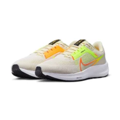 Nike Men's Air Zoom Pegasus 40 Running Shoe- White/Multi Color/Coconut - Regular (D) -Nike Store AURORA DV3853 101 PHCFH001 2000