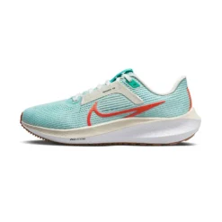 Women's Nike Air Zoom Pegasus 40 Running Shoe - Jade Ice/Picante Red-White-Sea Glass- Regular (B) -Nike Store AURORA DV3854 300 PHSLH000 2000