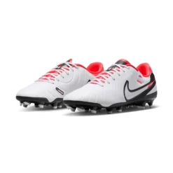 Nike Tiempo Legend 10 Academy MG Soccer Cleat - White/Black-Bright Crimson- Regular (D) -Nike Store AURORA DV4337 100 PHCFH001 2000