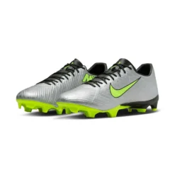 Unisex Nike Zoom Mercurial Vapor 15 Academy XXV MG Soccer Cleats - Metallic Silver/Volt - Regular (D) -Nike Store AURORA FB8399 060 PHCFH001 2000