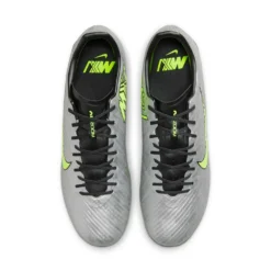 Unisex Nike Zoom Mercurial Vapor 15 Academy XXV MG Soccer Cleats - Metallic Silver/Volt - Regular (D) -Nike Store AURORA FB8399 060 PHCTH001 2000