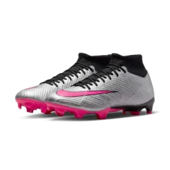 Unisex Nike Zoom Mercurial Superfly 9 Academy XXV MG Soccer Cleats - Metallic Silver/Hyper Pink -Nike Store AURORA FB8402 060 PHCFH001 2000