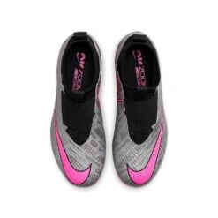 Youth Nike Jr. Zoom Mercurial Superfly 9 Pro XXV FG Soccer Cleats - Metallic Silver/Hyper Pink - Regular (D) -Nike Store AURORA FJ2034 060 PHCTH001 2000 1