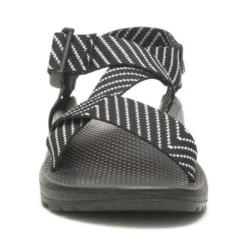 Chaco Women's Mega Z Cloud Sandal- Vibin Black/White - Regular (B) -Nike Store CHAW JCH109492 032222 S23 090 1