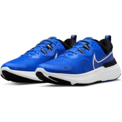 Men's Nike React Miler 2 Running Shoe - Hyper Royal/White/Black - Regular (D) -Nike Store CW7121 401 PHCFH001 JPG HEI 875 WID 875