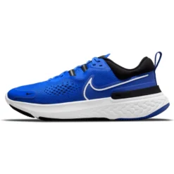 Men's Nike React Miler 2 Running Shoe - Hyper Royal/White/Black - Regular (D) -Nike Store CW7121 401 PHSLH000 JPG HEI 875 WID 875