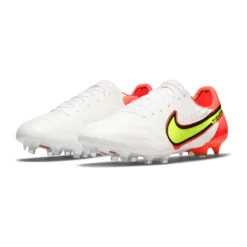 Nike Unisex Tiempo Legend 9 Elite FG Soccer Shoe - White/Volt/Bright Crimson - Regular (D) -Nike Store CZ8482 176 PHCFH001 2000