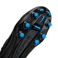 Unisex Nike Tiempo Legend 9 Pro FG Soccer Shoe - Black/Dk Smoke Grey -Nike Store DA1175 001 PHSUD001