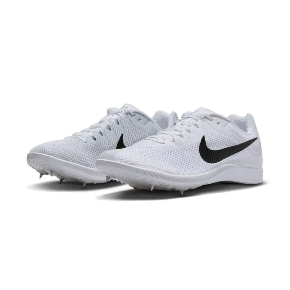 Unisex Nike Zoom Rival Track And Field Distance Spikes - White/Black/Metallic Silver - Regular (D) 3 Unisex Nike Zoom Rival Track And Field Distance Spikes - White/Black/Metallic Silver - Regular (D) - Image 3