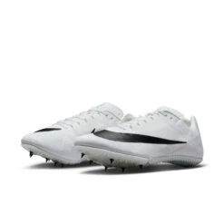 Unisex Nike Zoom Rival Sprint Spike- White/Black/Metallic Silver- Regular (D) -Nike Store DC8753 100 PHCFH001