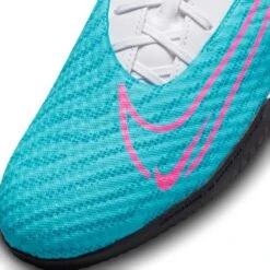 Nike Unisex Phantom GX Academy IC/Court Soccer Shoe - Baltic Blue/Pink Blast/White - Regular (D) -Nike Store DD9475 446 PHSYD001
