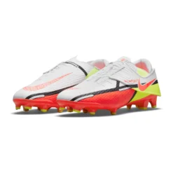 Nike Unisex Phantom GT2 Academy Flyease FG/MG Soccer Shoe - White/Bright Crimson/Volt -Nike Store DH9638 167 PHCFH001 2000