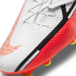 Nike Unisex Phantom GT2 Academy Flyease FG/MG Soccer Shoe - White/Bright Crimson/Volt -Nike Store DH9638 167 PHSYD001 2000