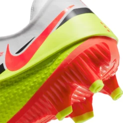 Nike Unisex Phantom GT2 Academy Flyease FG/MG Soccer Shoe - White/Bright Crimson/Volt -Nike Store DH9638 167 PHSYD002 2000
