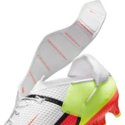 Nike Unisex Phantom GT2 Academy Flyease FG/MG Soccer Shoe - White/Bright Crimson/Volt -Nike Store DH9638 167 PHSYD004 2000