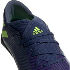 ADIDAS JR Nemeziz Messi Tango 19.3 TF Soccer Shoe - Tech Indigo/Signal Green/Glory Purple -Nike Store EF1811 03