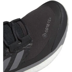 ADIDAS Women's Terrex Free Hiker GoreTEX Hiking Shoe - Carbon/Grey/Glow Blue - Regular (B) -Nike Store G28464 03