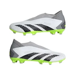 ADIDAS Unisex Predator Accuracy .3 Laceless FG - Cloud White/ Core Black / Lucid Lemon- Regular (D) 12 ADIDAS Unisex Predator Accuracy .3 Laceless FG - Cloud White/ Core Black / Lucid Lemon- Regular (D) -Nike Store GZ0021 09 standard