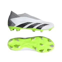 ADIDAS Unisex Predator Accuracy .3 Laceless FG - Cloud White/ Core Black / Lucid Lemon- Regular (D) 13 ADIDAS Unisex Predator Accuracy .3 Laceless FG - Cloud White/ Core Black / Lucid Lemon- Regular (D) -Nike Store GZ0021 22 model