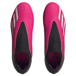 ADIDAS Unisex X Speedportal.3 LL FG Soccer Shoe - Team Shock Pink 2/Zero Metalic/Core Black - Regular (D) -Nike Store GZ5065