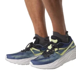 Salomon Men's Aero Glide Running Shoe- Blue Ashes/Dark Sapphire/Sunny Lime- Regular (D) -Nike Store L47049200 7481c5f43c36e4a91ce83cf343a3c47e 4fdcdebe 1770 4cf6 b225 1490f2d8d436