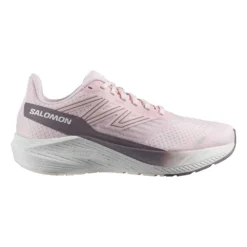 Salomon Women's Aero Blaze Running Shoe- Cradle Pink/White/Moonscape- Regular (B)