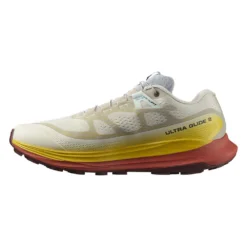 Salomon Men's Ultra Glide 2 Trail Running Shoe - Rainy Day/Freesia/Hot Sauce - Regular (D) -Nike Store L47212200 1 GHO ULTRA GLIDE 2Rainy Day Freesia Hot Sauce