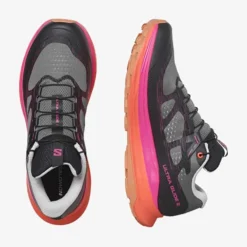 Salomon Women's Ultra Glide 2 Trail Running Shoe - Plum Kitten/Black/Pink Glo - Regular (B) -Nike Store L47386400 a7ee7678c7aa283c3295204010ba182a