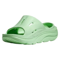 Hoka Unisex Ora Recovery Slide 3 - Lime Glow/Lime Glow - Regular (D) -Nike Store LIGLLIGL D4