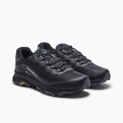 Merrell Men's Moab Speed GoreTEX Hiking Shoe - Black/Asphalt - Regular (D) -Nike Store MRLM J067083 021621 S21 004
