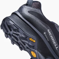 Merrell Men's Moab Speed GoreTEX Hiking Shoe - Black/Asphalt - Regular (D) -Nike Store MRLM J067083 021621 S21 006