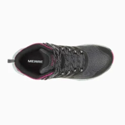 Merrell Women's Antora 3 Mid Waterproof Boot - Black/Fuchsia - Regular (B) -Nike Store MRLW J067582 020722 S23 TOP