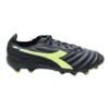 Diadora Men's Brasil Elite 2 LT FG Soccer Shoe - Black/Fluo Yellow