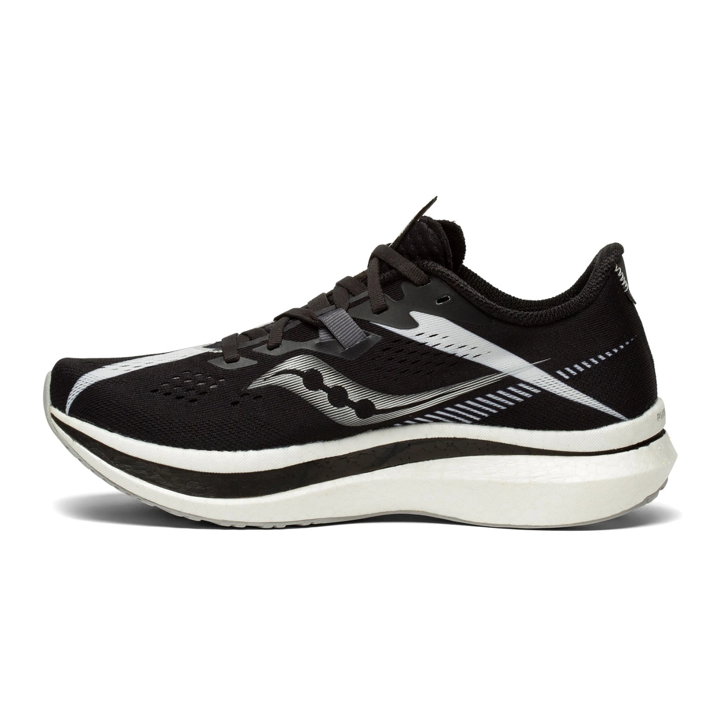 Saucony Women's Endorphin Pro 2 Racing Shoe - Black/White - Regular (B) 2 Saucony Women's Endorphin Pro 2 Racing Shoe - Black/White - Regular (B) - Image 2