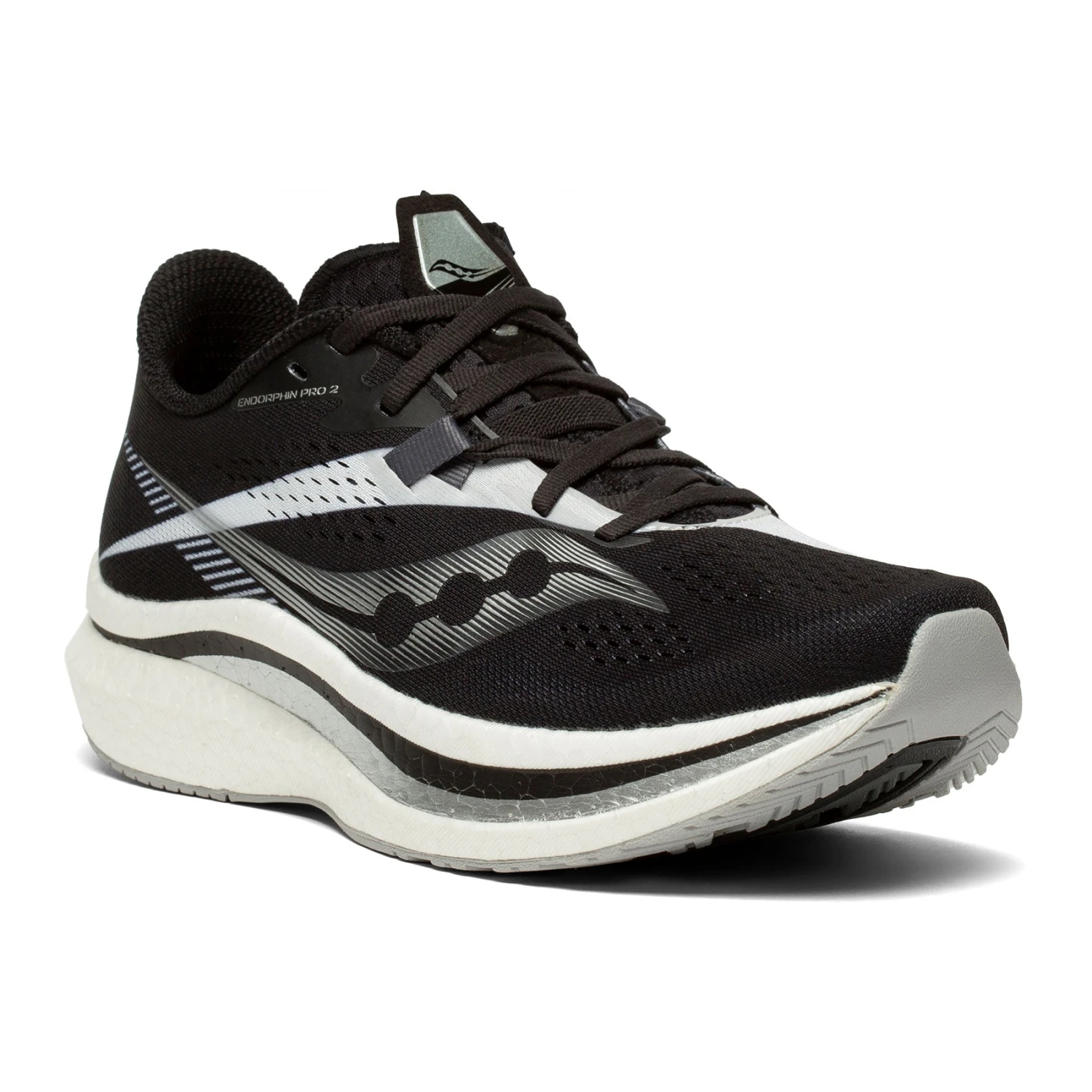 Saucony Women's Endorphin Pro 2 Racing Shoe - Black/White - Regular (B) 4 Saucony Women's Endorphin Pro 2 Racing Shoe - Black/White - Regular (B) - Image 4