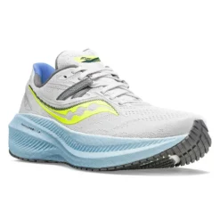 Saucony Women's Triumph 20 Running Shoe - Fog/Vapor- Regular (B) -Nike Store S10759 15 5