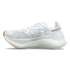 Saucony Women's Endorphin Elite Running Shoe- White/Gold- Regular (B) 7 Saucony Women's Endorphin Elite Running Shoe- White/Gold- Regular (B) -Nike Store S10768 13 2