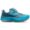 Saucony Women's Endorphin Edge Trail Shoe- Ocean/Loam- Regular (B)