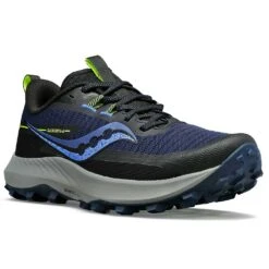 Saucony Women's Peregrine 13 Trail Running Shoe - Night/Fossil - Regular (B) -Nike Store S10838 15 5