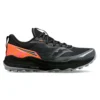 Saucony Men's Xodus Ultra 2 Trail Running Shoe - Black/ViZiOrange - Regular (D)